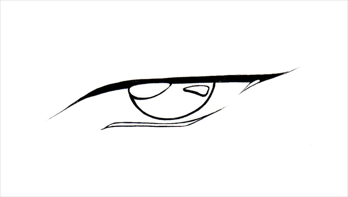 draw anime guy eyes