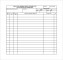 Daily Work Record Sheet