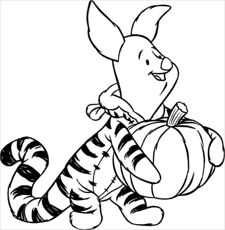 october coloring pages picture