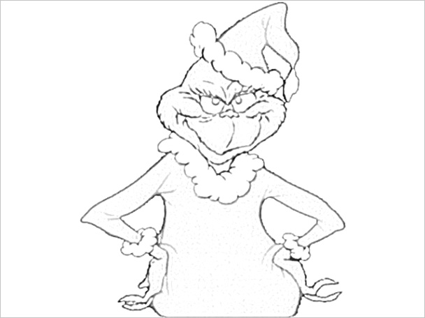 grinch who stole christmas coloringml