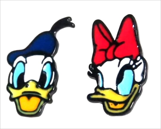 donald duck daisy duck earrings daisy