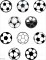 Soccer Balls Clipart