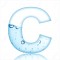 C In Bubble Letters