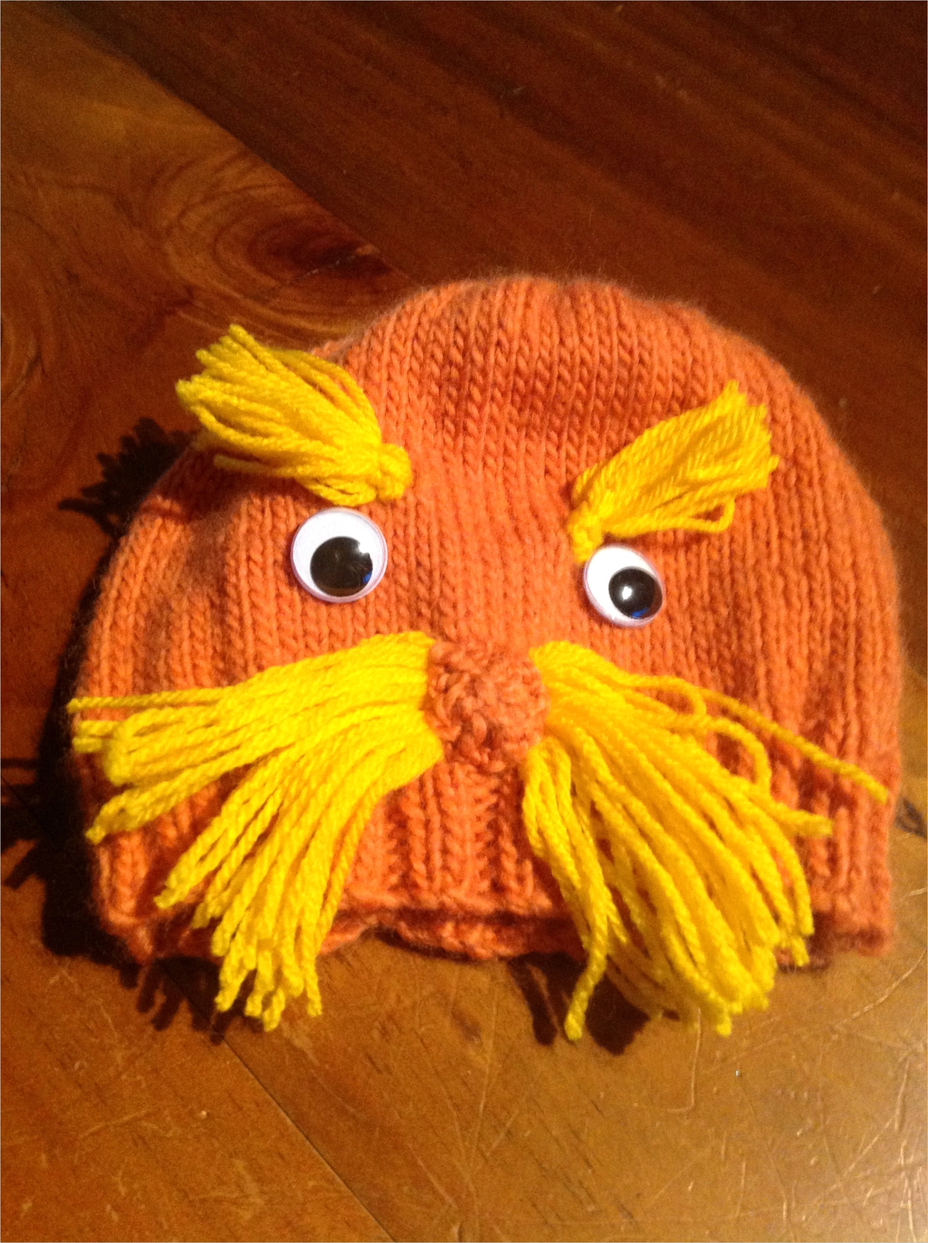 lorax hat knitting pattern