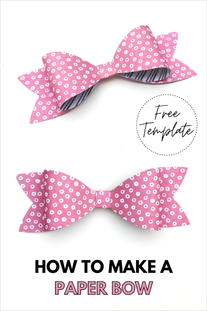 diy paper bow template