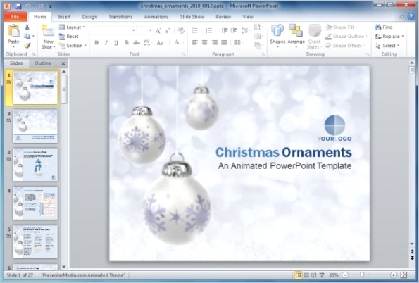 best free premium christmas powerpoint templates