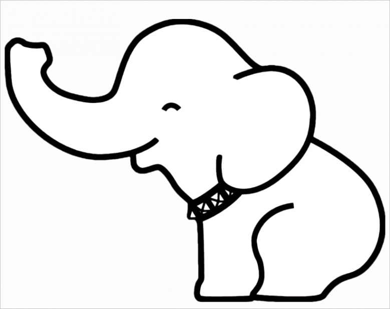 u2q8a9y3y3w7r5r5 pin elephant outline on pinterest elephant to draw