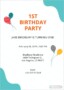 Birthday Party Invitation Template