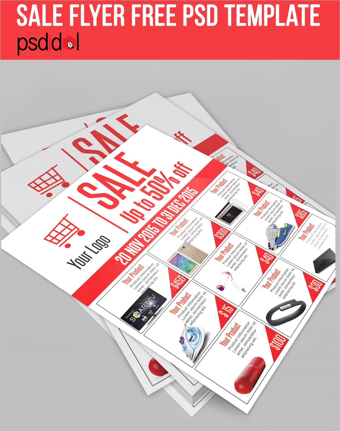Sale Flyer Free PSD Template Download