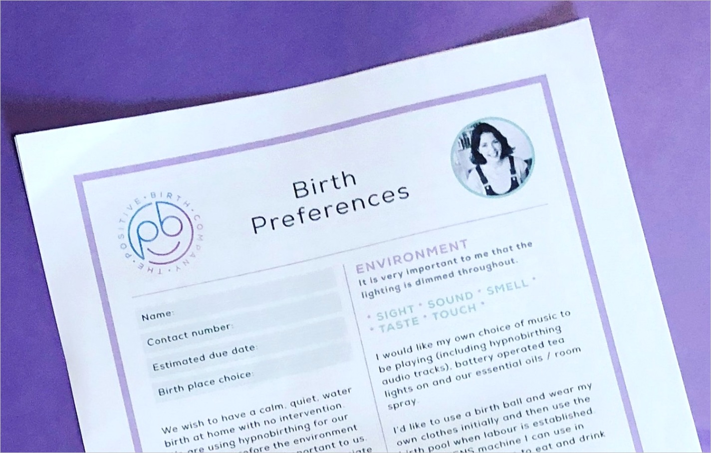 birth preferences