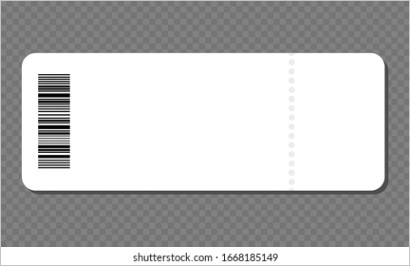 blank ticket template concert lottery coupons