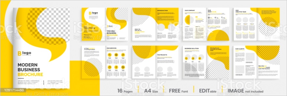 brochure template layout design yellow template design for pany profile minimal gm