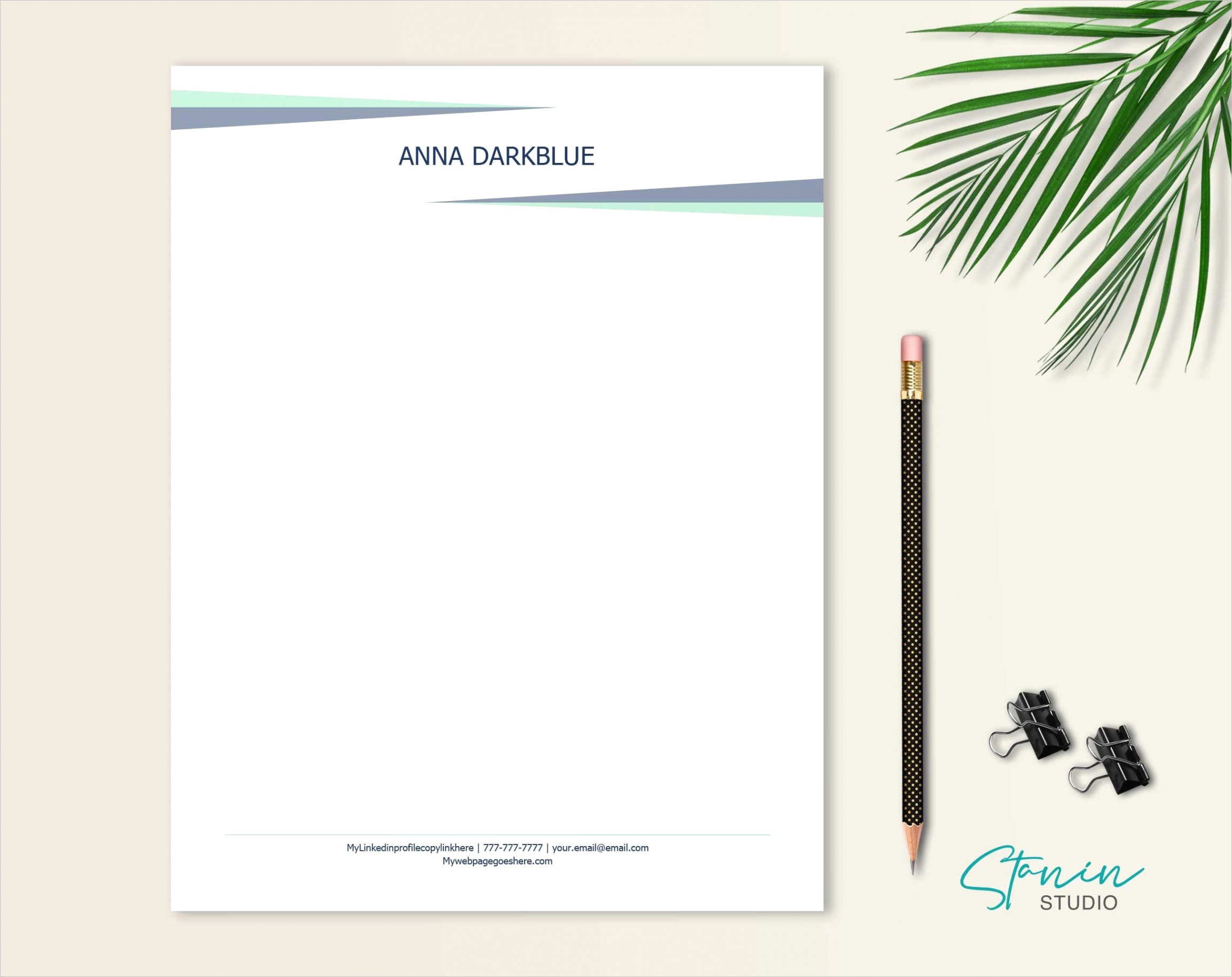 personal letterhead letter stationery