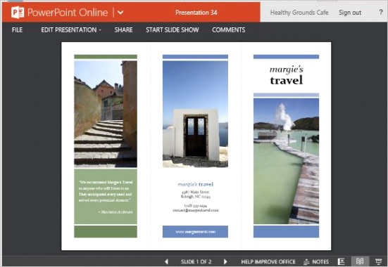 travel brochure maker templates for powerpoint