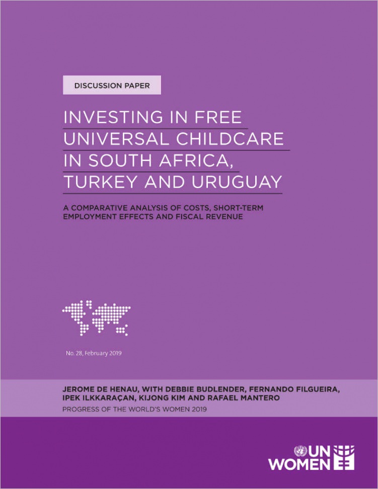 discussion paper investing in free universal childcare in south africa turkey and uruguay