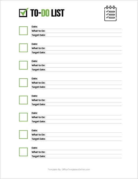 professionally designed printable list and checklist templates for ms word