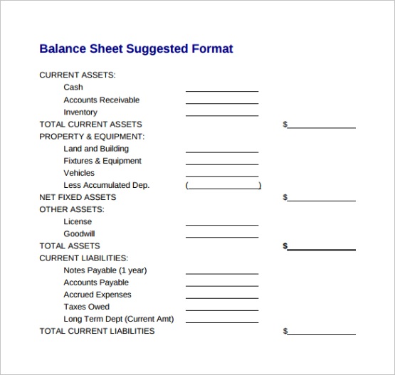 sample balance sheet templateml