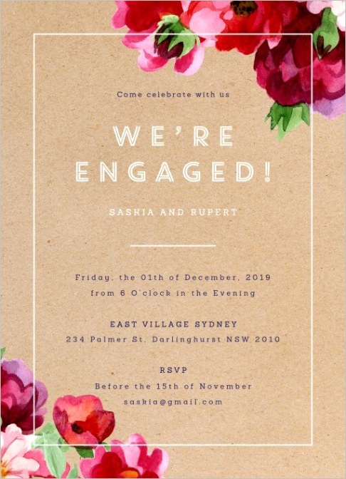 40 design of engagement card invitationml