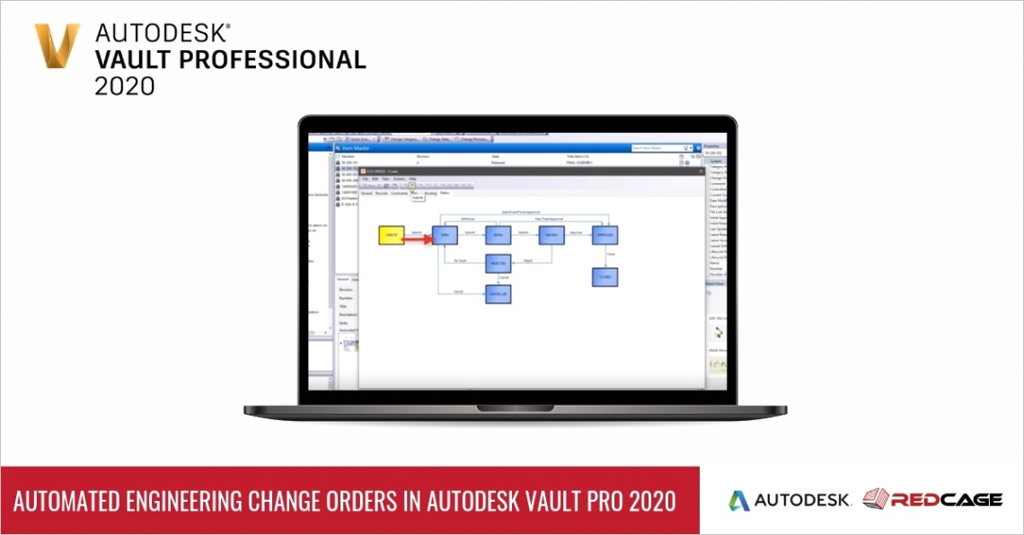 automated engineering change orders in autodesk vault professional 2020
