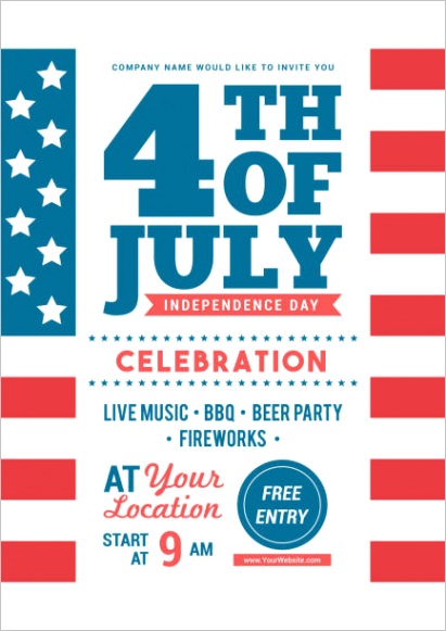 4th of july flyer