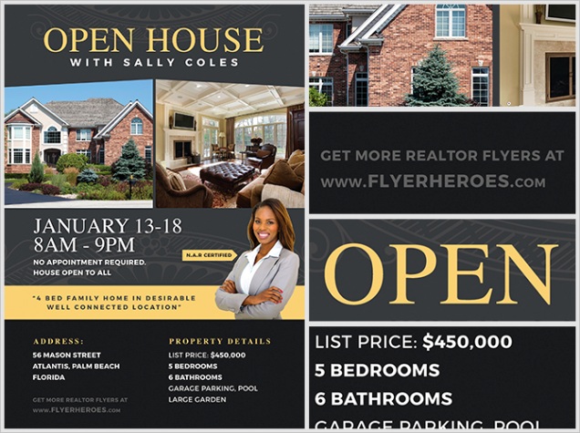 open house flyer template 2