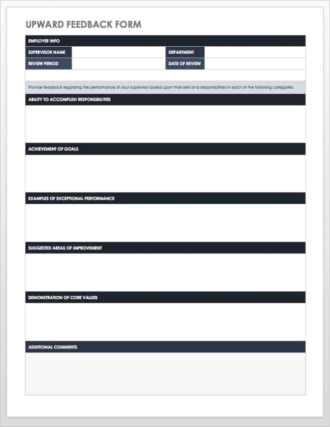 free employee performance review templates