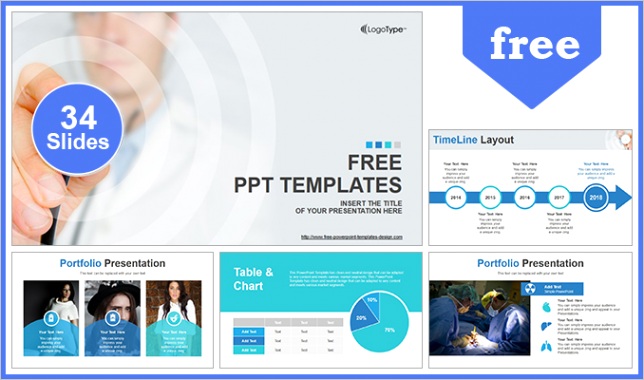 scientific researcher medical powerpoint template