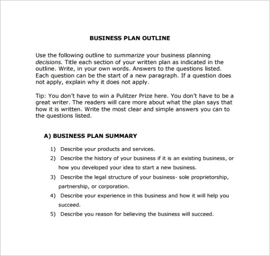 business plan templateml