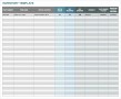 Tool Inventory List Template