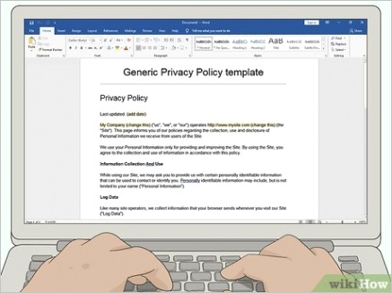 Create a Website Privacy Policy