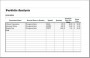 Investment Portfolio Excel Template