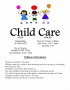 Child Care Flyer Templates Free