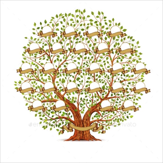 family tree template in graphics