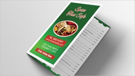 food brochure