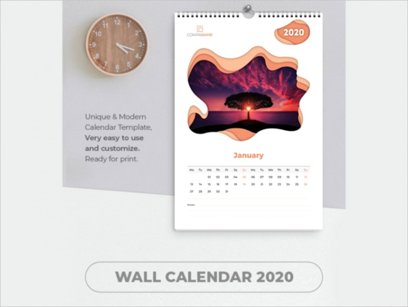 22 best indesign calendar templates new for 2019 cms