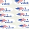 I Voted Sticker Template