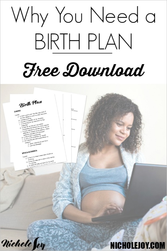 why you need a birth plan free