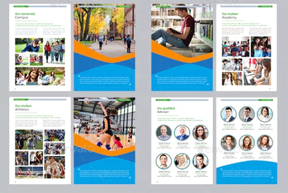 university brochure templates