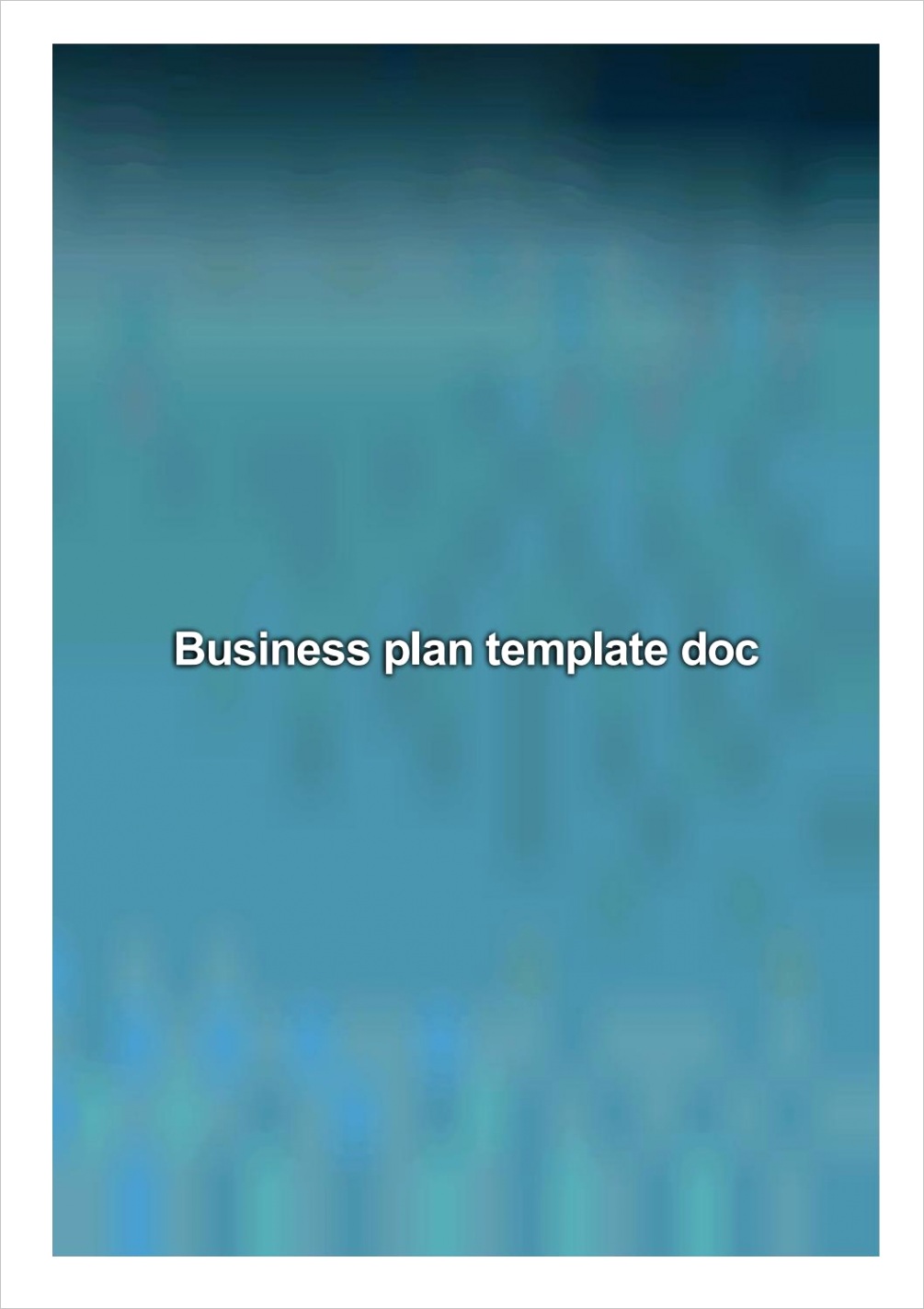 business plan template doc