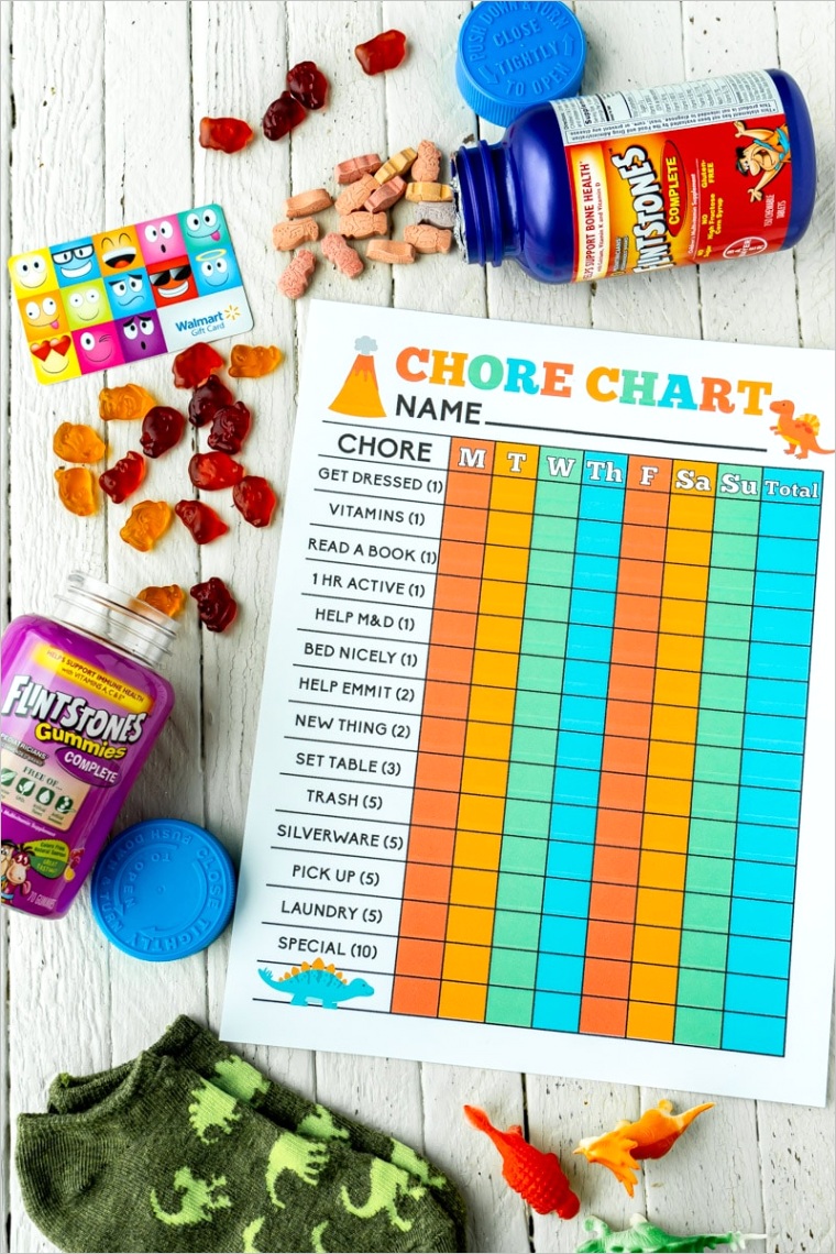 printable chore charts for kids