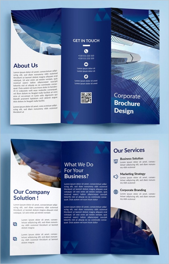 trifold brochure templates