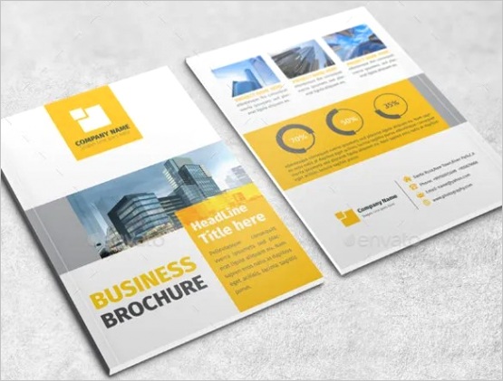 a4 bifold brochure template free