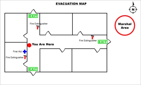 how to create an emergency evacuation map for your business