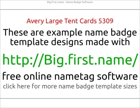 fritz fritz name badge software templates