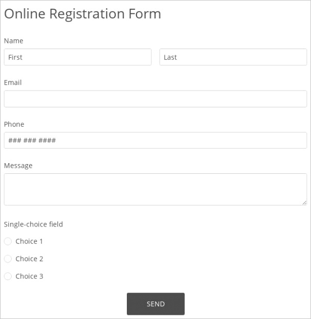 gallery registration