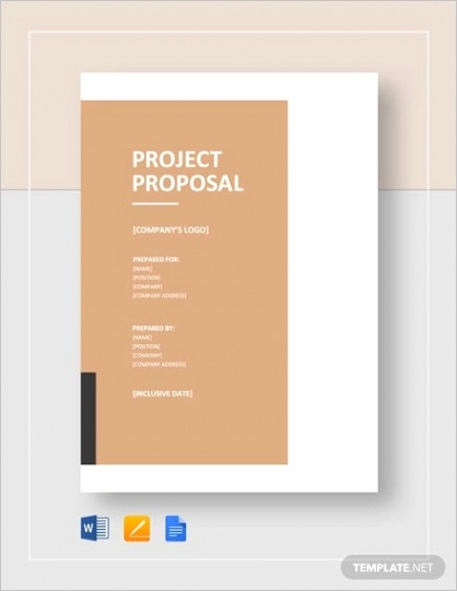project proposal template sample