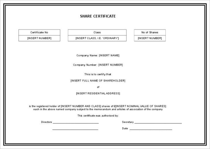 Editable Certificate Template Download