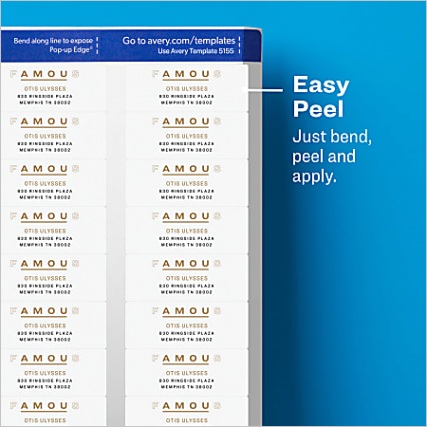 Avery Easy Peel Permanent Address Labels