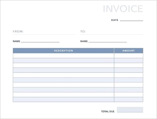 invoice samples