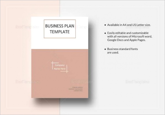 one page business plan templateml